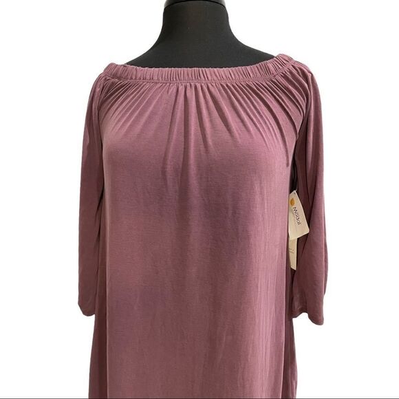 𝅺active USA Pink Bell Sleeve Tunic Top Sz S - Picture 3 of 15